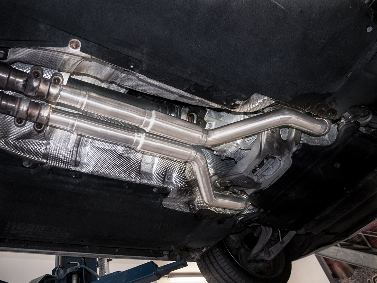 Bull-X Hosenrohre ab Katalysator 2,5" für Audi S4/S5 B8 und A6/A7 3.0 TFSI