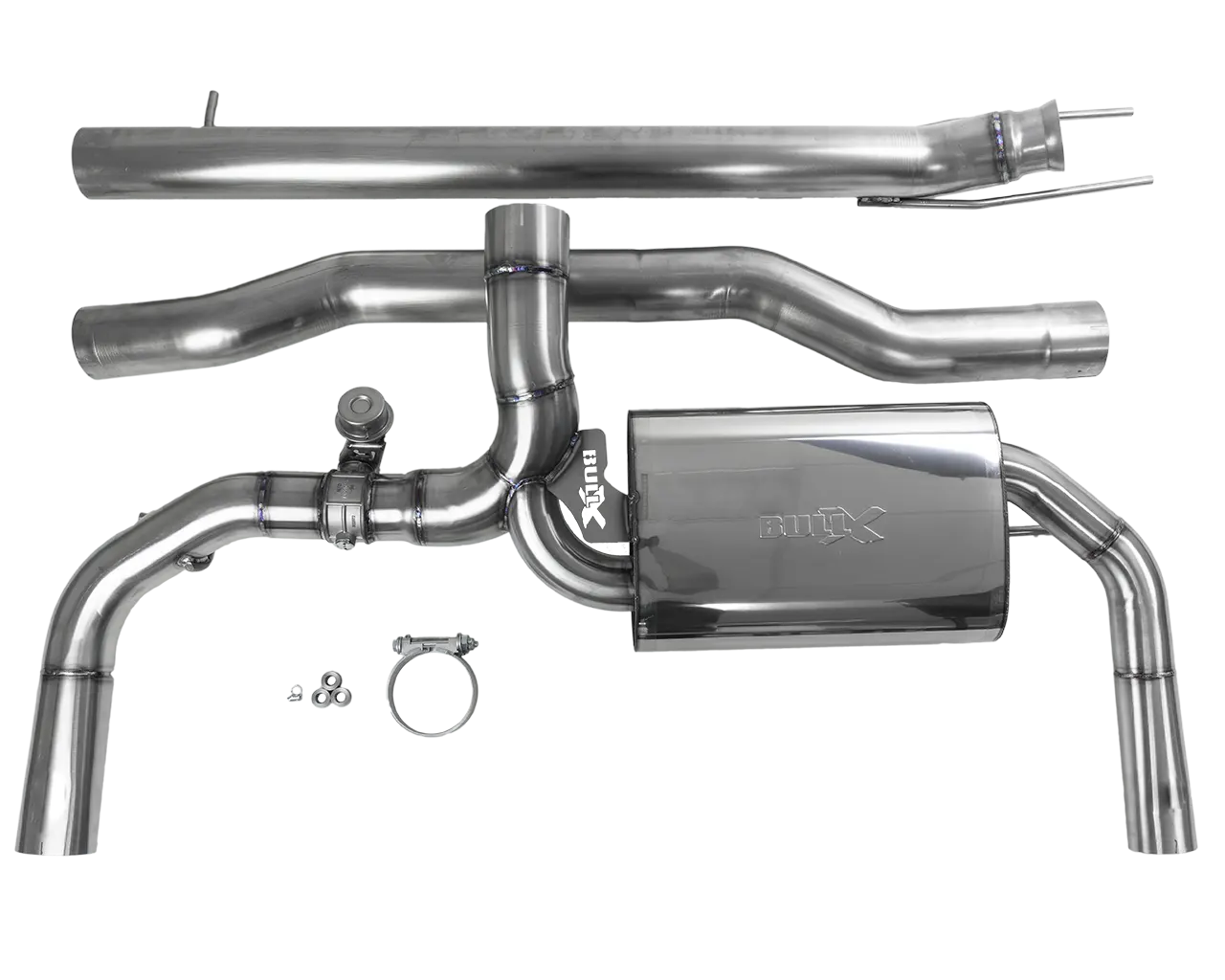 EGO-X Abgasanlage 3,5" Mercedes A45 W176, CLA45 117, GLA45 AMG X156 381PS (mit ECE*)