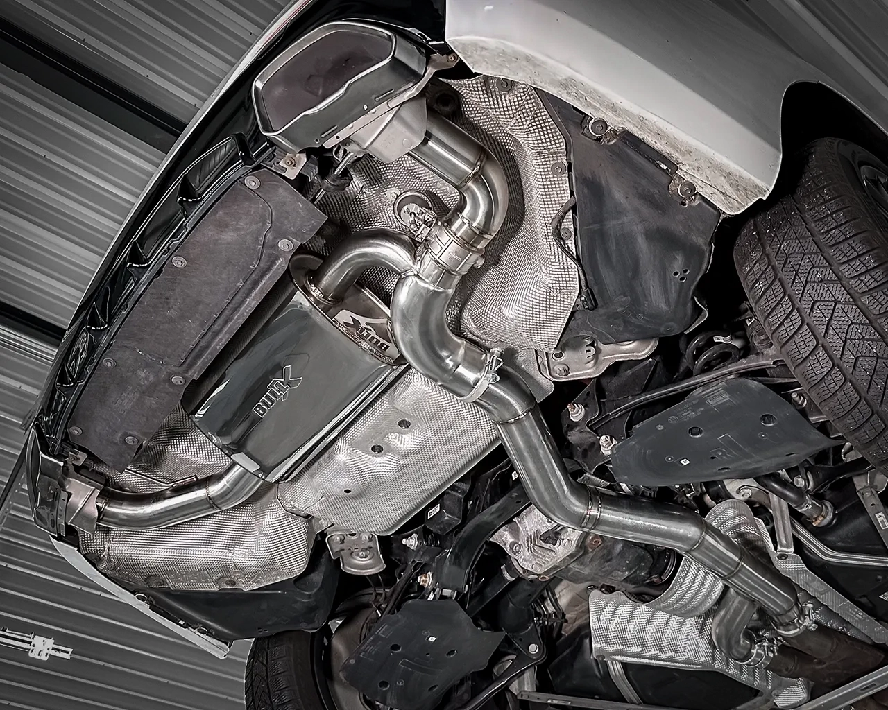 EGO-X Abgasanlage 3,5" BMW M340i G20/G21, M440i G22 374PS (mit ECE*)
