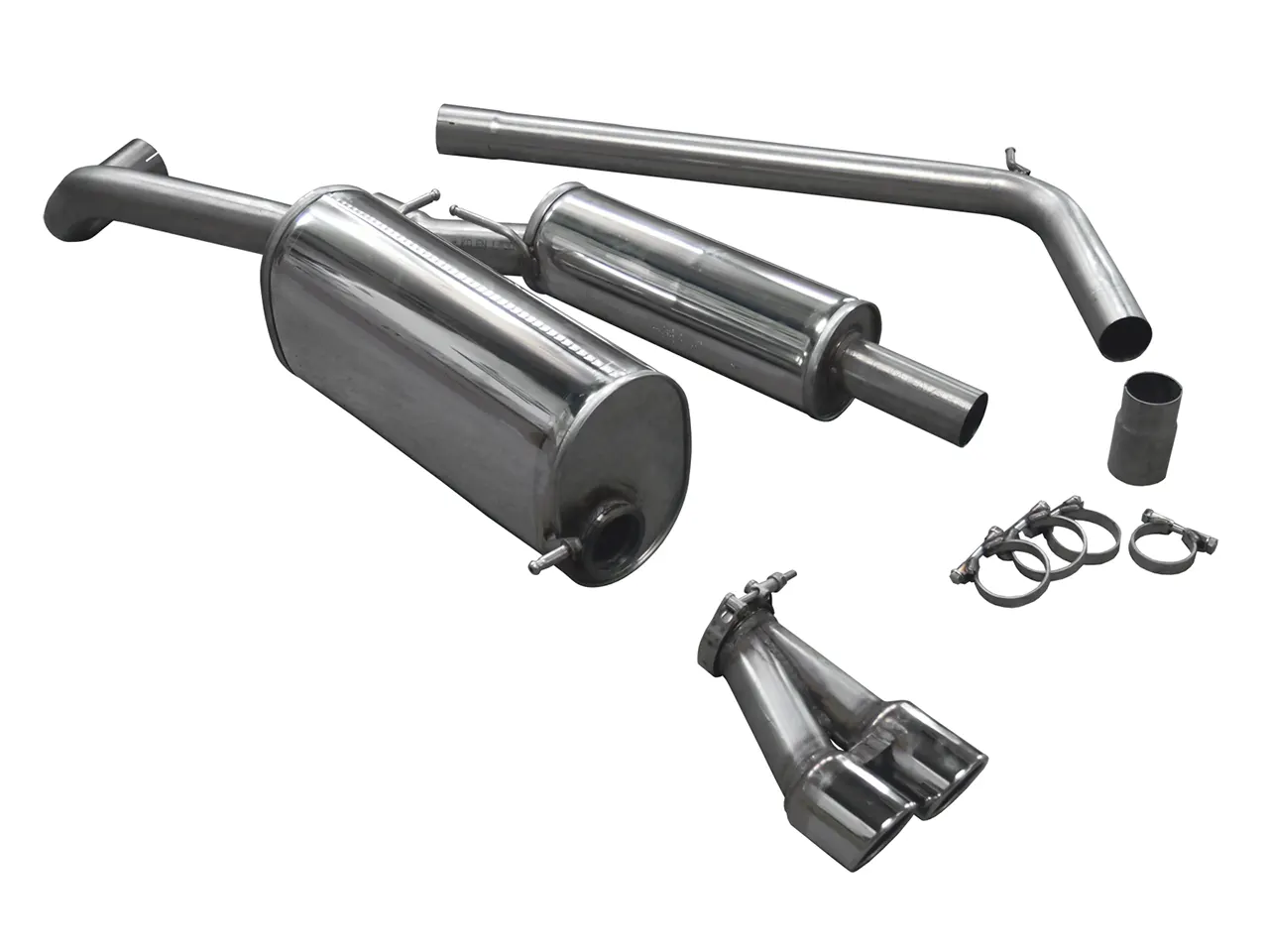 Bull-X ECE Abgasanlage 2,5" VAG 1.2-1.4 T(F)SI (z.B. A1 8X, Ibiza 6J, Polo 6R)