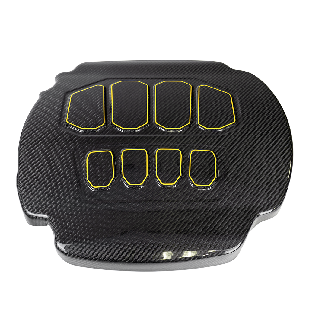 Designkit Aufkleber Carbon Motorabdeckung EA888 Gen.3 (z.B. Golf 7 GTI/R, Audi S3 8V)