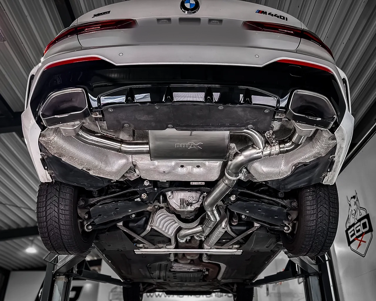 EGO-X Abgasanlage 3,5" BMW M340i G20/G21, M440i G22 374PS (mit ECE*)