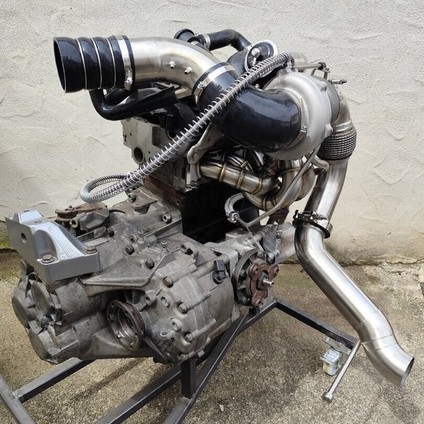 1.8T 20V Plug & Play Turbo Kit: PSR GTX28 + Stoßaufladungskrümmer + Downpipe + Leitungen + Ansaugrohr