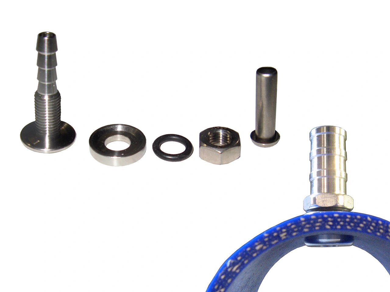 Universal Silikonschlauch-Anschluss, selbstabdichtend