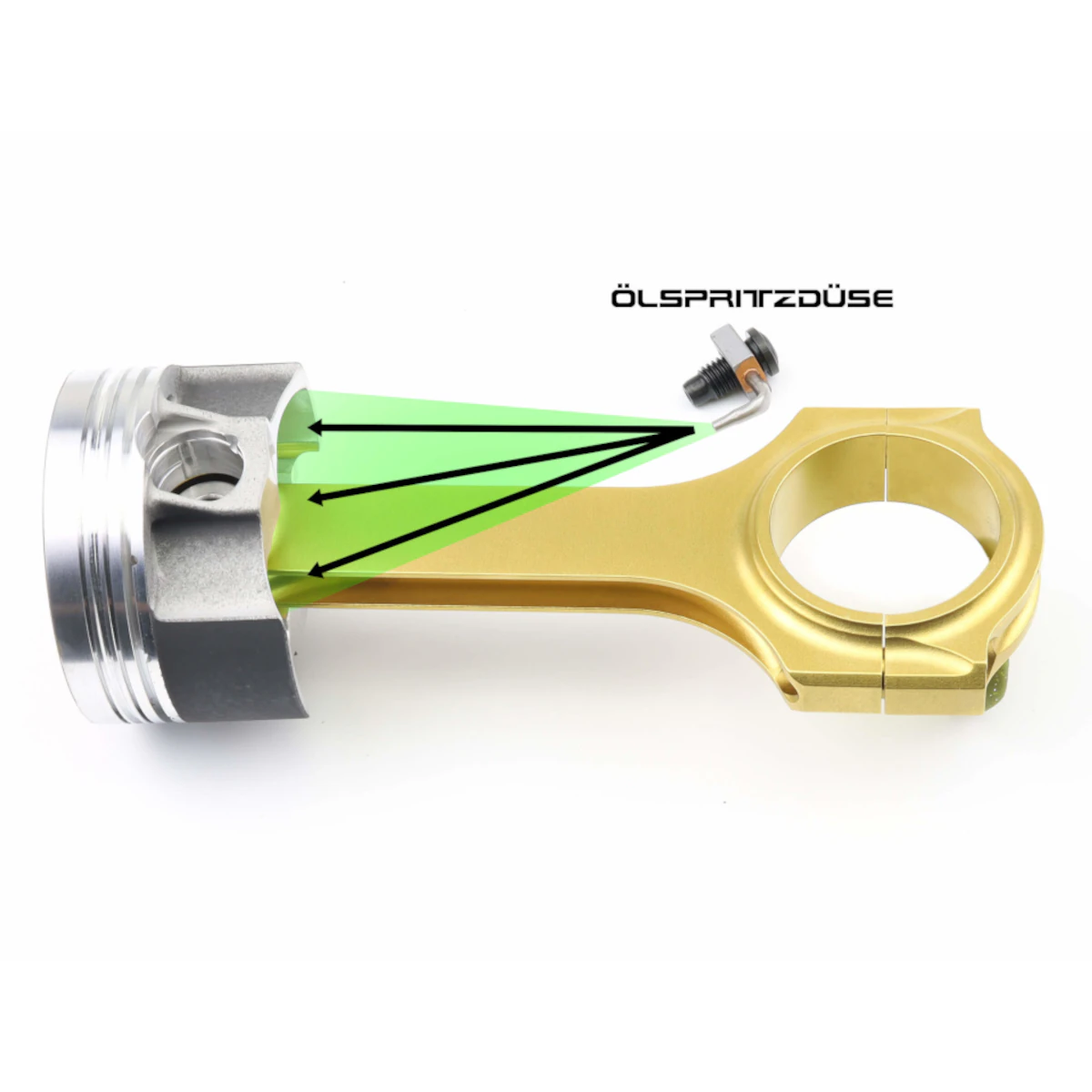 1.8T RACE Ölspritzdüsen (Kolbenbodenkühlung) für JE Kolben