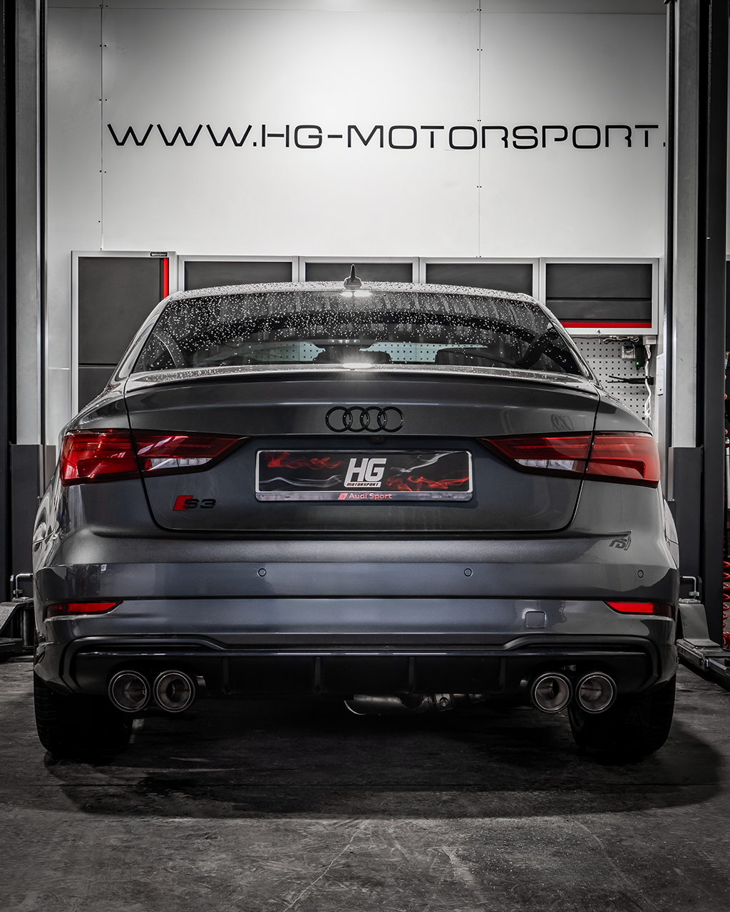 EGO-X Abgasanlage 3,5" Audi S3 8V quattro Facelift OPF 300PS (mit ECE*)