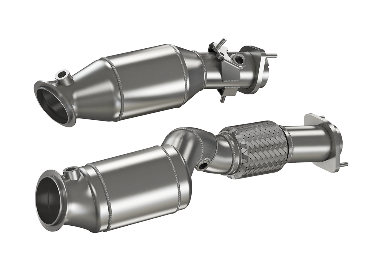 HJS ECE Downpipe BMW M2 G87, M3/M4 G80 G82 G83, X3/X4 M F97 S58B30 90822060