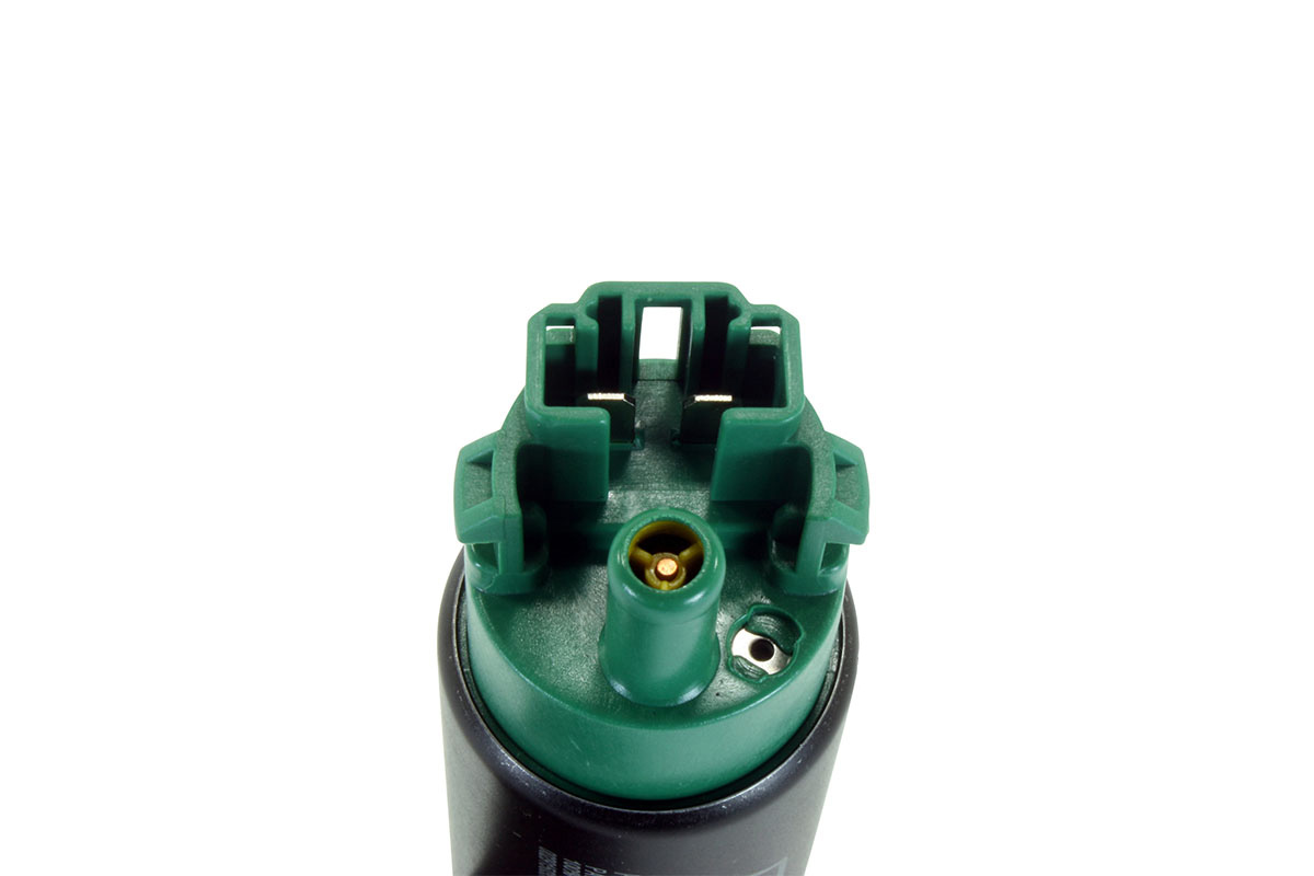 320lph High Flow Kraftstoffpumpe mit Haken und Versetztem Einlass AEM