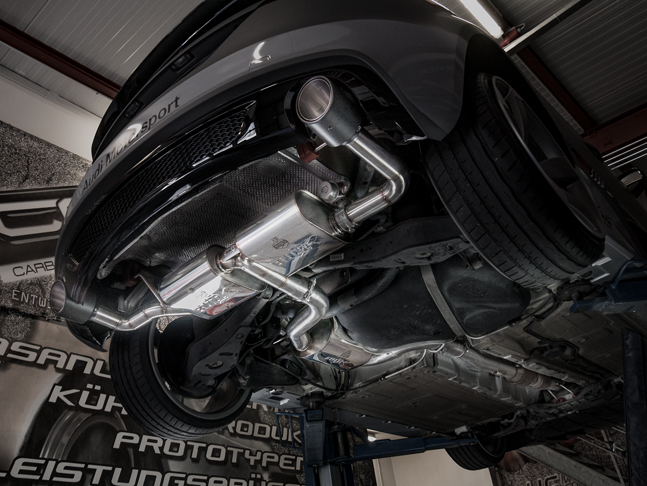 EGO-X Abgasanlage 3" Audi TT 8J 160/211PS FWD (mit ECE*)