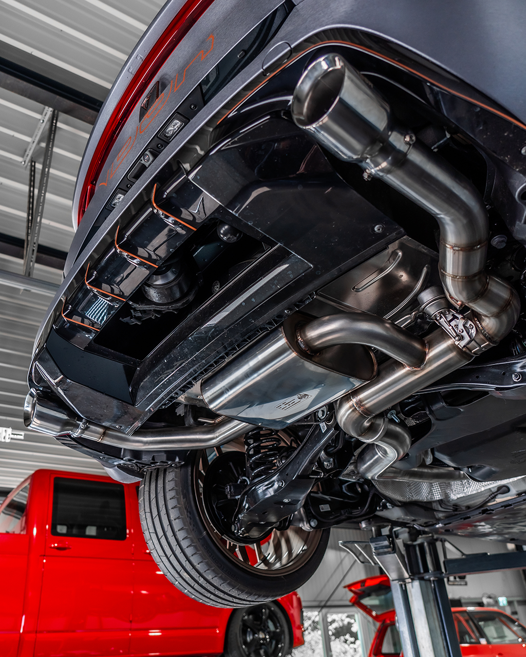 EGO-X Abgasanlage 3,5" Cupra Formentor 2.0 TSI FWD 245PS