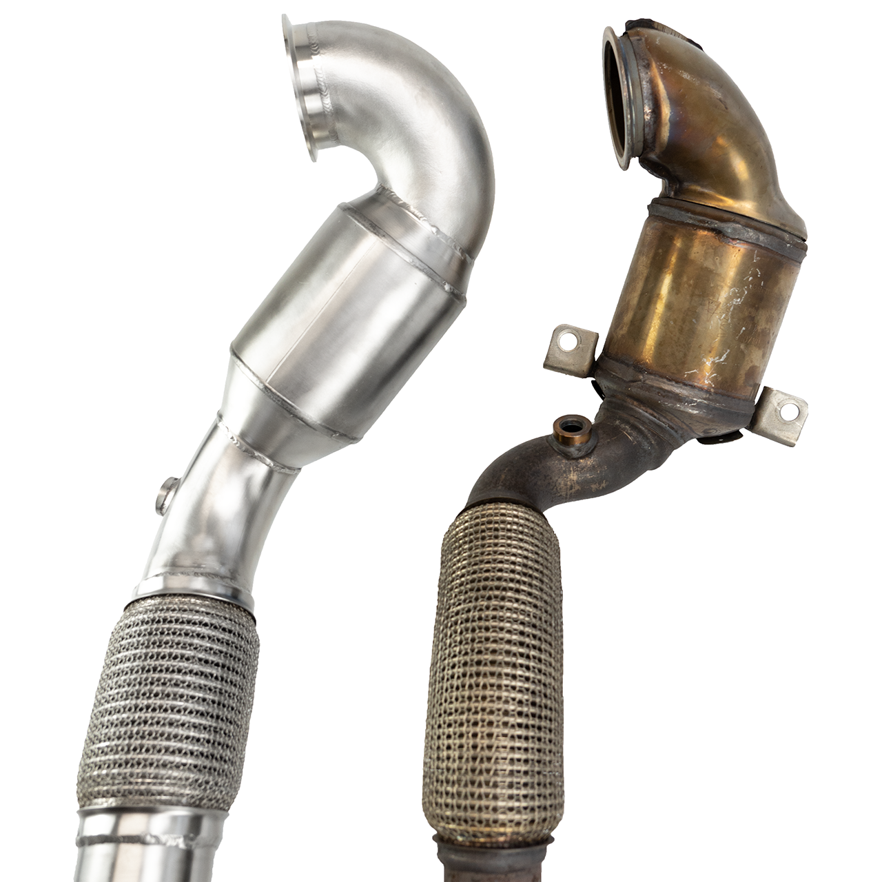 Bull-X Downpipe 3,5" Polo 6C GTI/ Ibiza Cupra 6P 1.8 TSI, Audi A1 1.8 TFSI (mit ECE*)