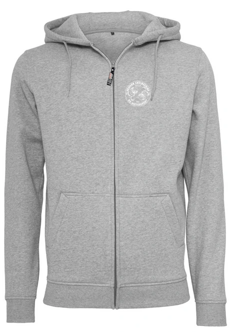 Zip-Hooded-Sweater "Double Charged Since 96"