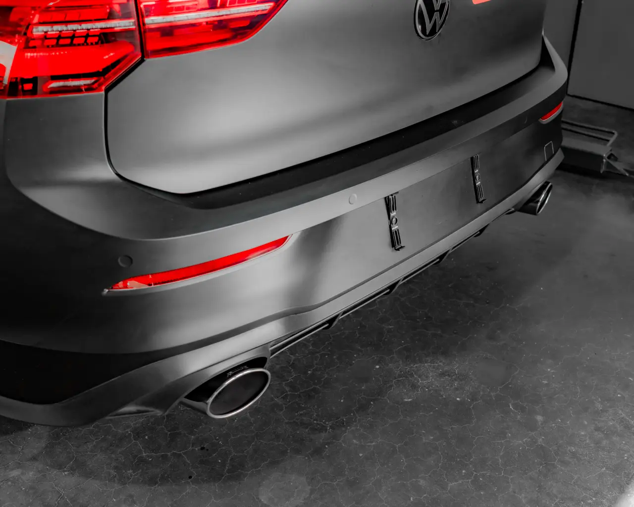 EGO-X Klappen-Abgasanlage VW Golf 8 GTI / Clubsport / ED 45 3,5" / 89mm