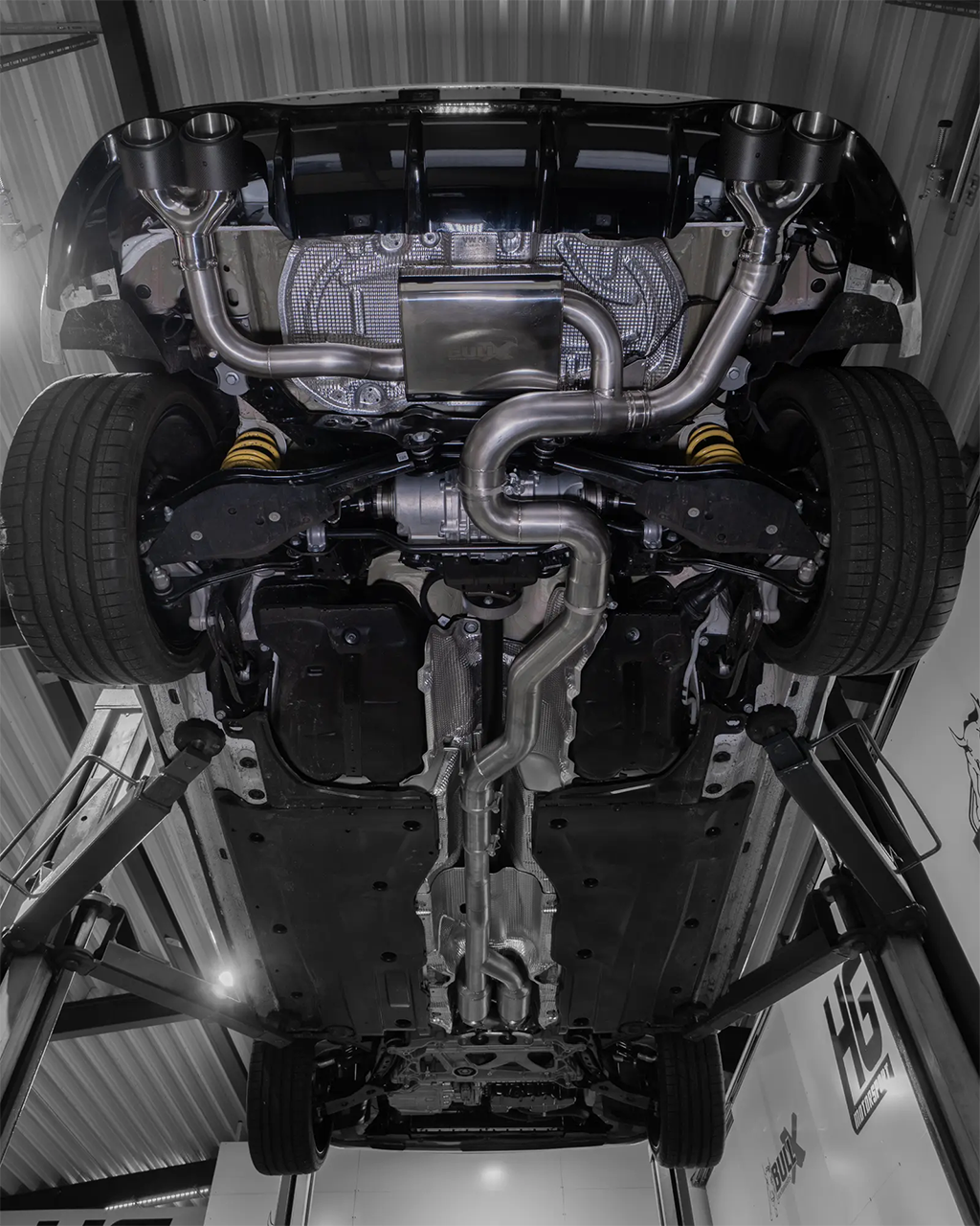 EGO-X Abgasanlage 3,5" VW Golf 8 R 320PS