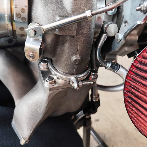 1.8T längs Plug & Play Turbo Kit: Pulsar G25-550 + Krümmer + Downpipe + Leitungen + Ansaugrohr