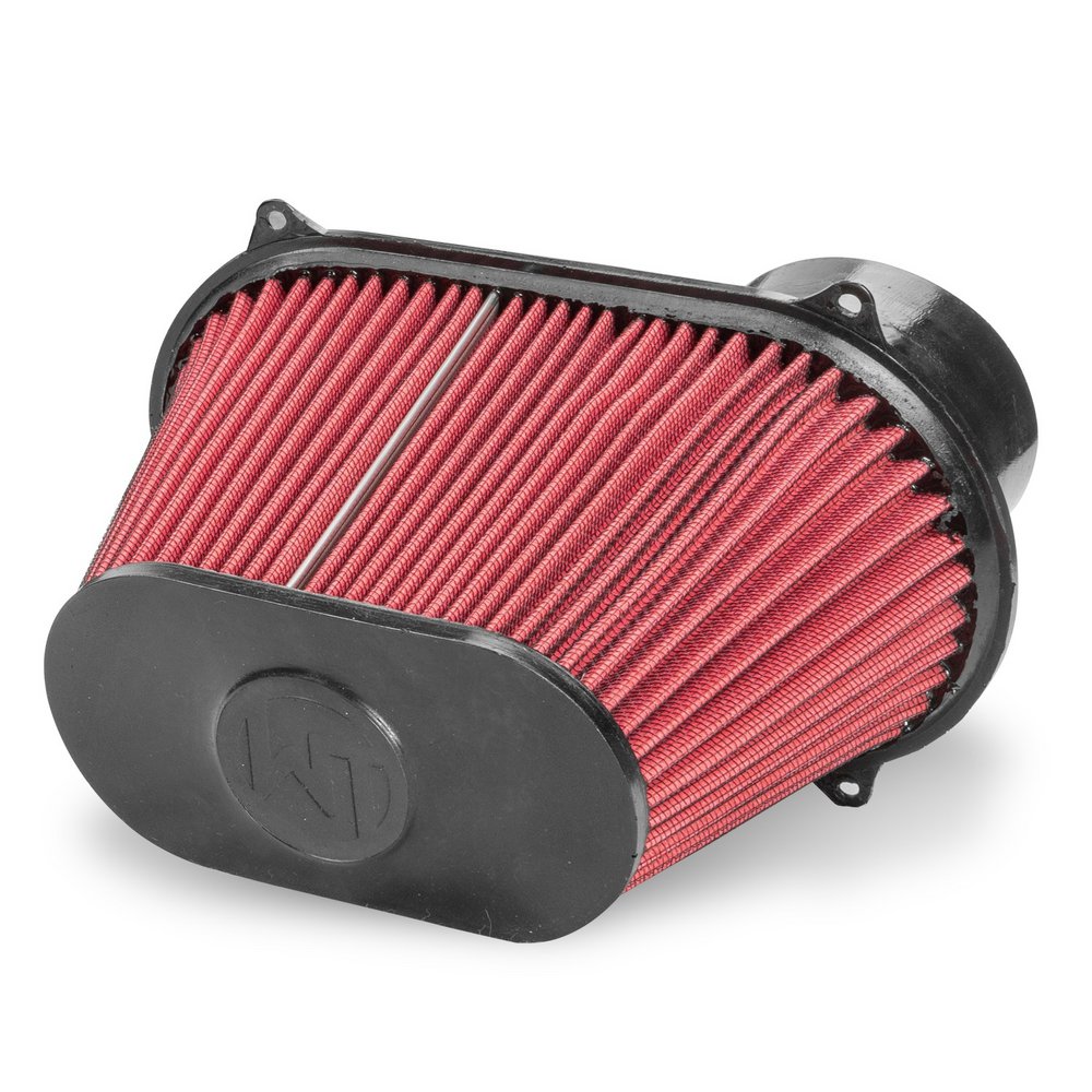 Rennsportluftfilter oval 230x130 Ø76mm
