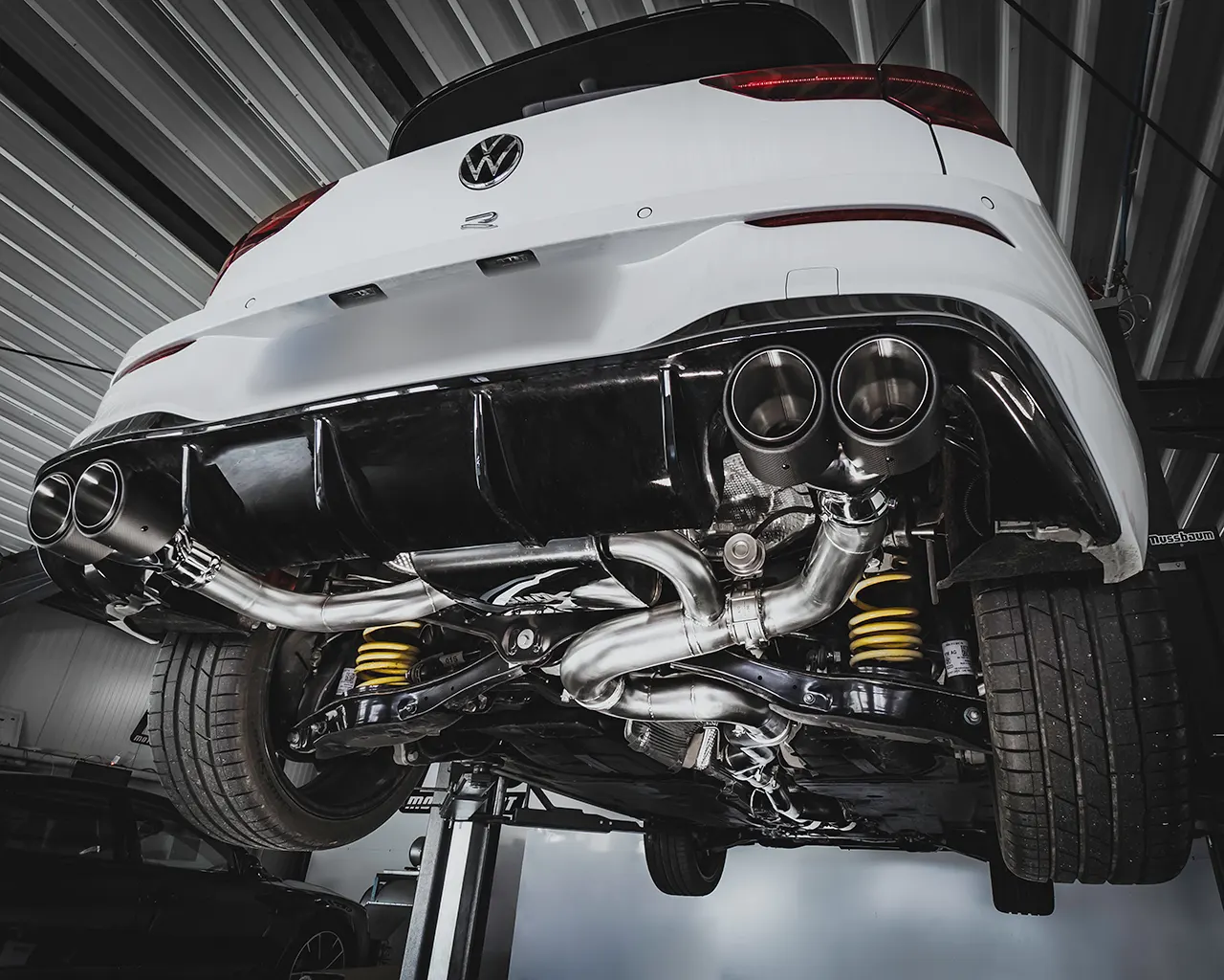 EGO-X Abgasanlage 3,5" VW Golf 8 R 320/333PS (ab 96dB)