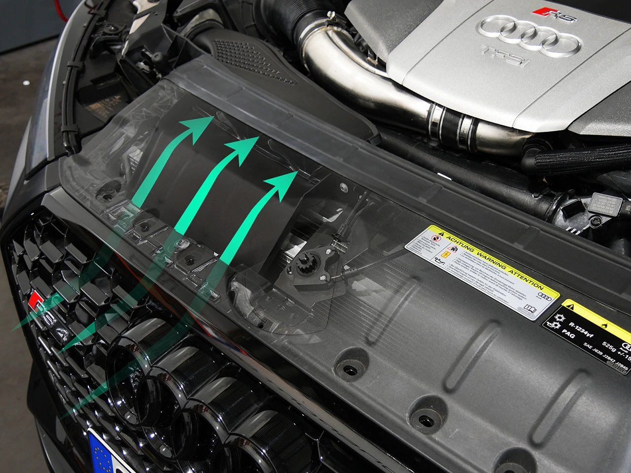 Air-S Zusatzluftleitblech HF-Series Audi A4/S4/RS4, A5/S5/RS5 B9