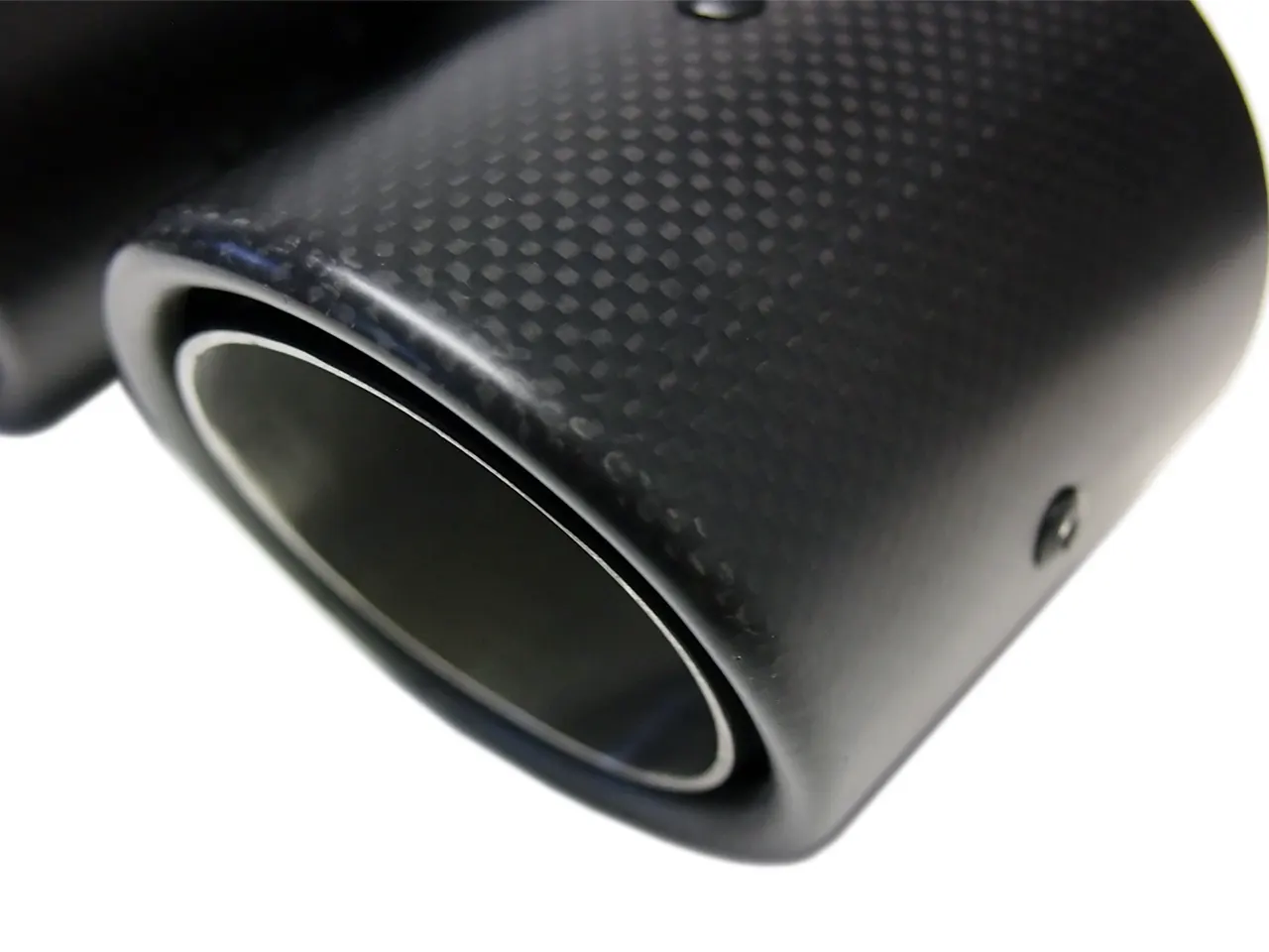 Bull-X Endrohr Y-Style: Typ 21 Carbon gerade 2x76mm (Muffe: 70mm)