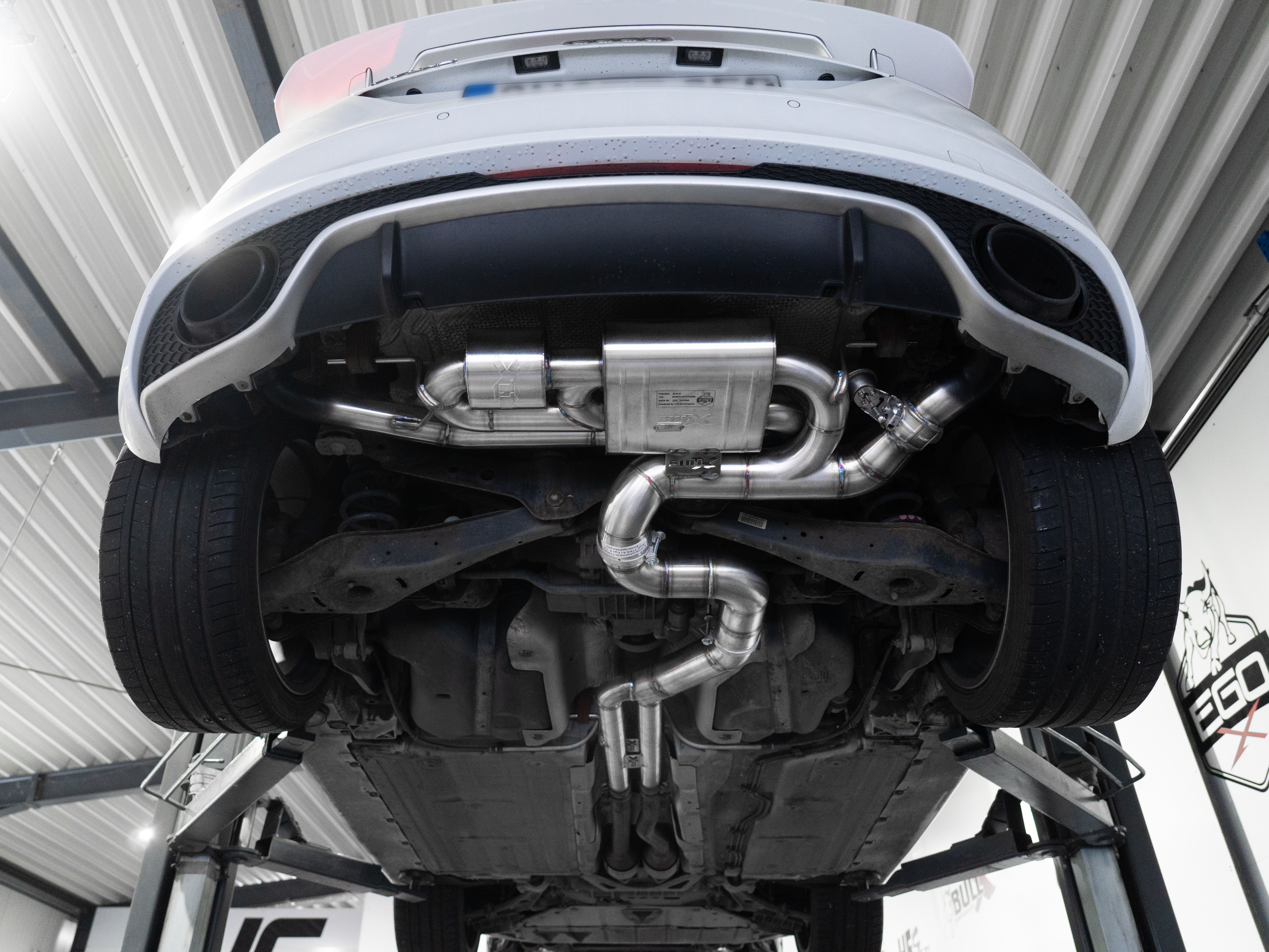 EGO-X Abgasanlage 3,5" Audi TTRS 8J quattro 340/360PS
