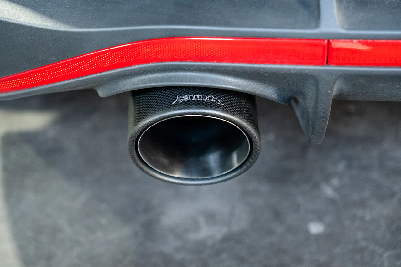 Bull-X Endrohrset: Carbon 2x114mm Hyundai i30N inkl. Performance