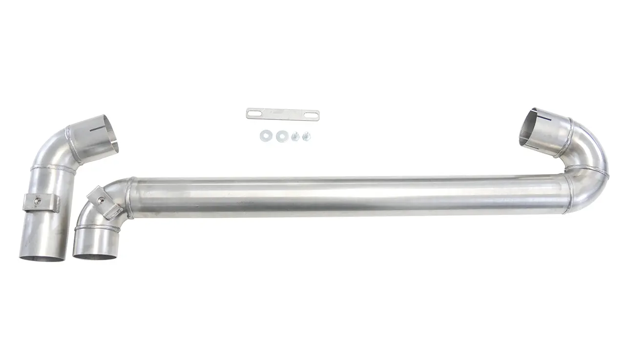 VAG02 Endrohrbogenset links VW Golf 5/6, Scirocco, Audi A3 8P