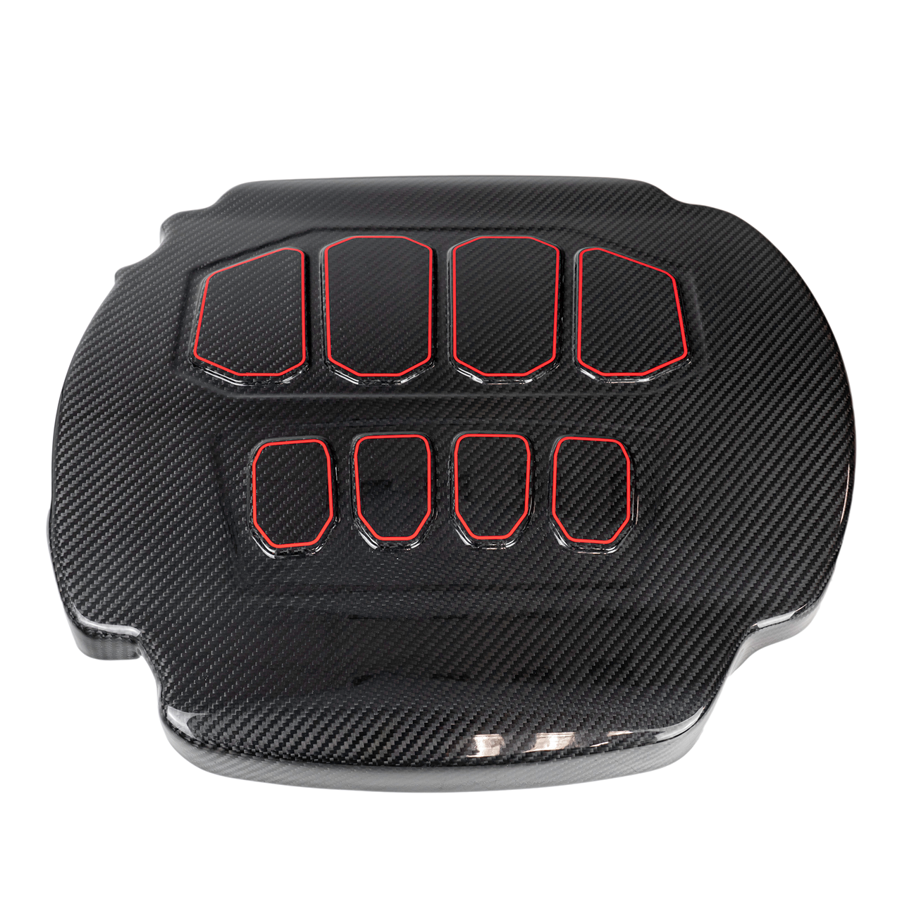 Designkit Aufkleber Carbon Motorabdeckung EA888 Gen.3 (z.B. Golf 7 GTI/R, Audi S3 8V)