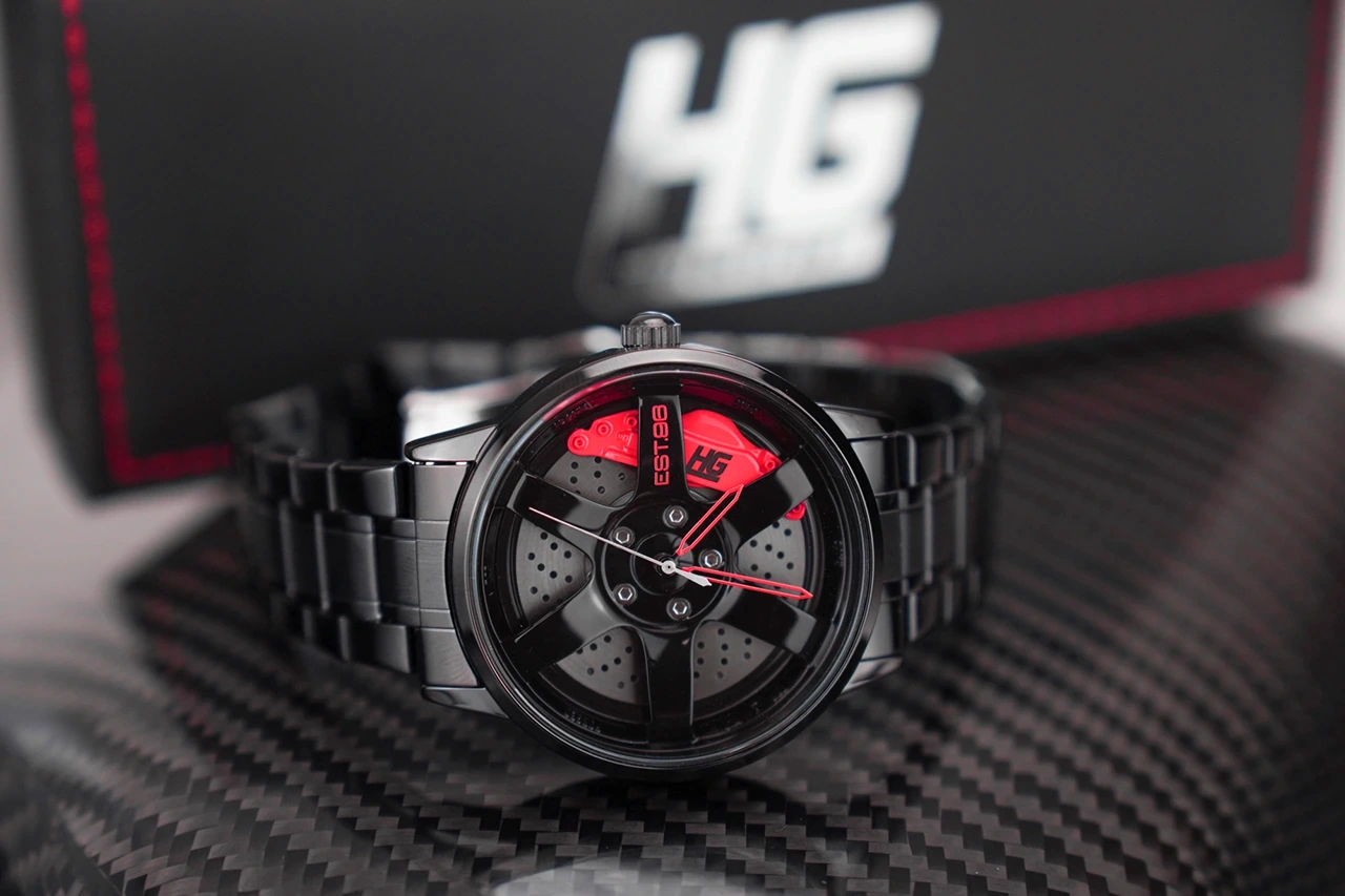 HG-Motorsport Armbanduhr Felgendesign