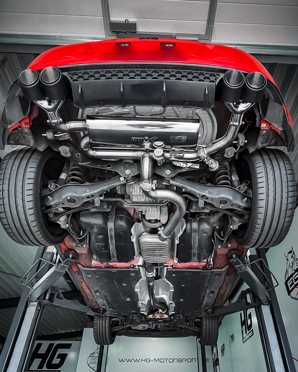 EGO-X Abgasanlage 3" VW Golf 7 R Facelift 310PS (mit ECE*)