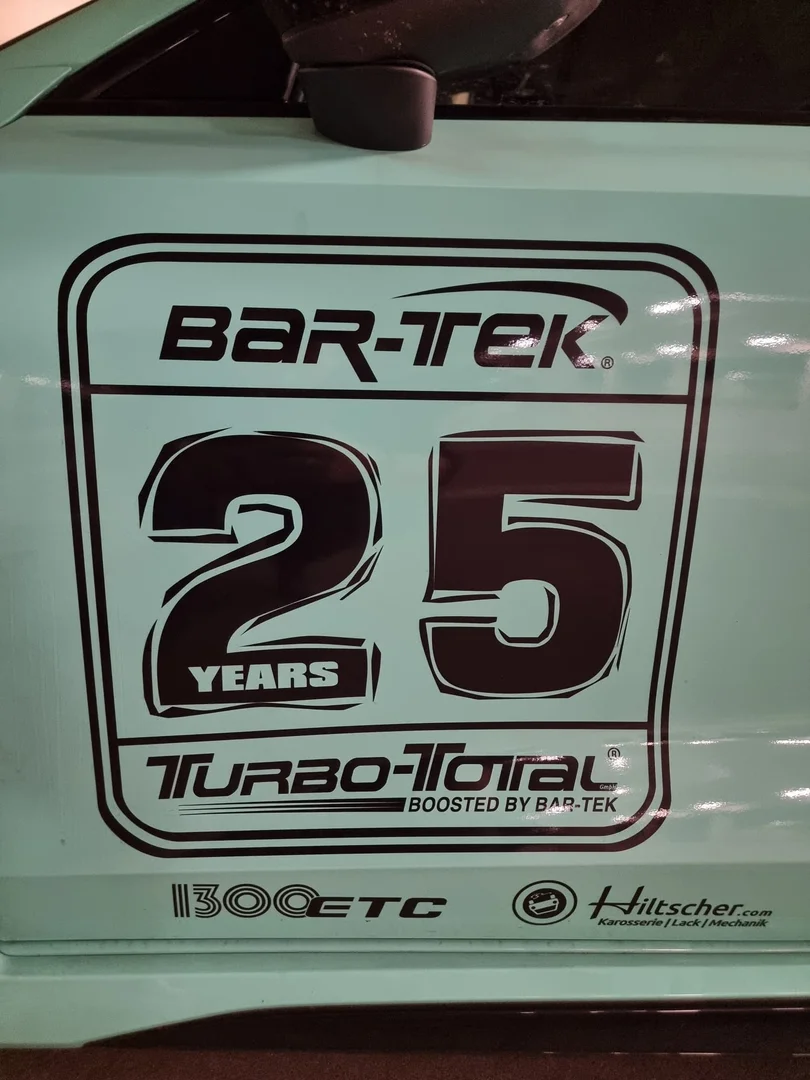 BAR-TEK® Jubi 25 Startnummer transparent