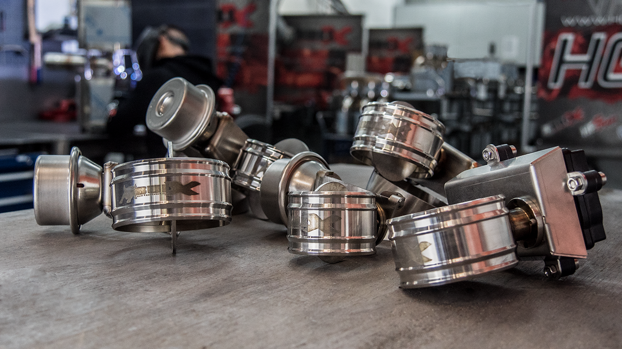 Elektronische Abgasklappe ungeschlitzt