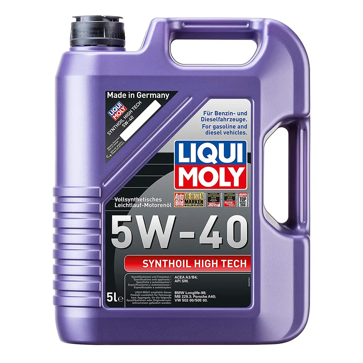 Liqui Moly 5W40 High Tech Motoröl 5L