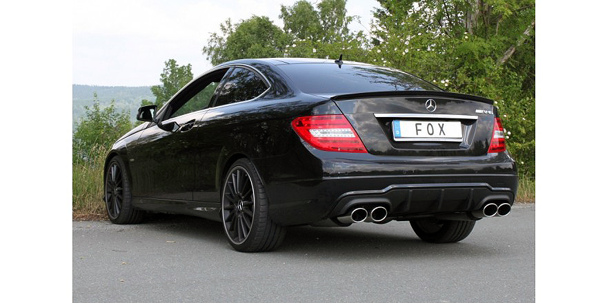 FOX Endschalldämpfer Mercedes C350 Coupé C204 306PS