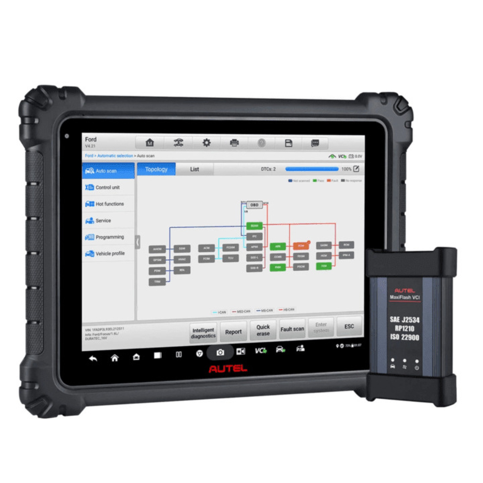 Autel MaxiCOM Ultra Lite – Profi Diagnosegerät mit J2534, DoIP & CAN FD