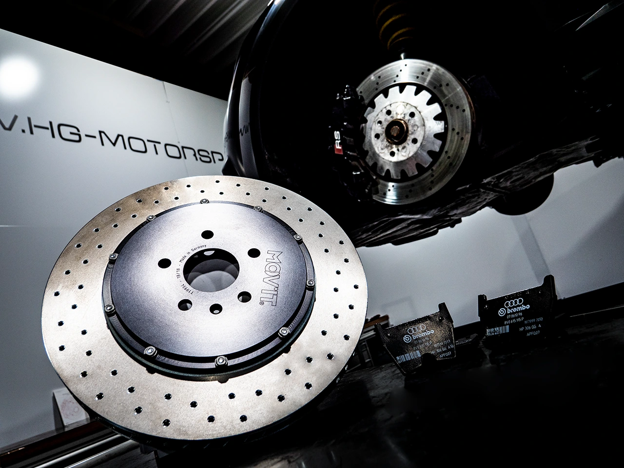 MOVIT Bremsen Upgrade-Kit 380x35mm Audi RS3 8V / TTRS 8S