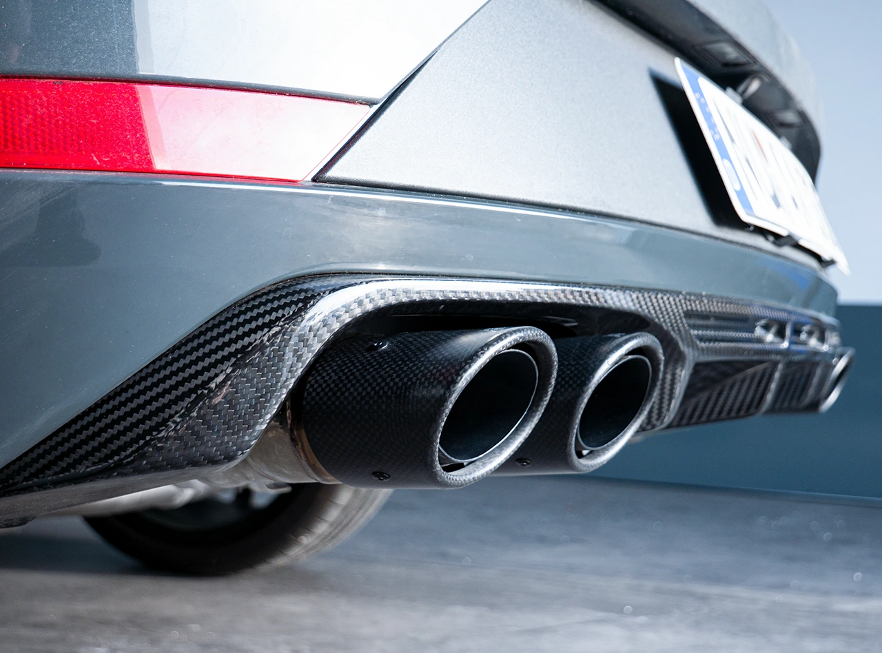 EGO-X Abgasanlage 3" VW Golf 7R Variant, Seat Leon 5F ST Cupra 300 4WD OPF (mit ECE*)