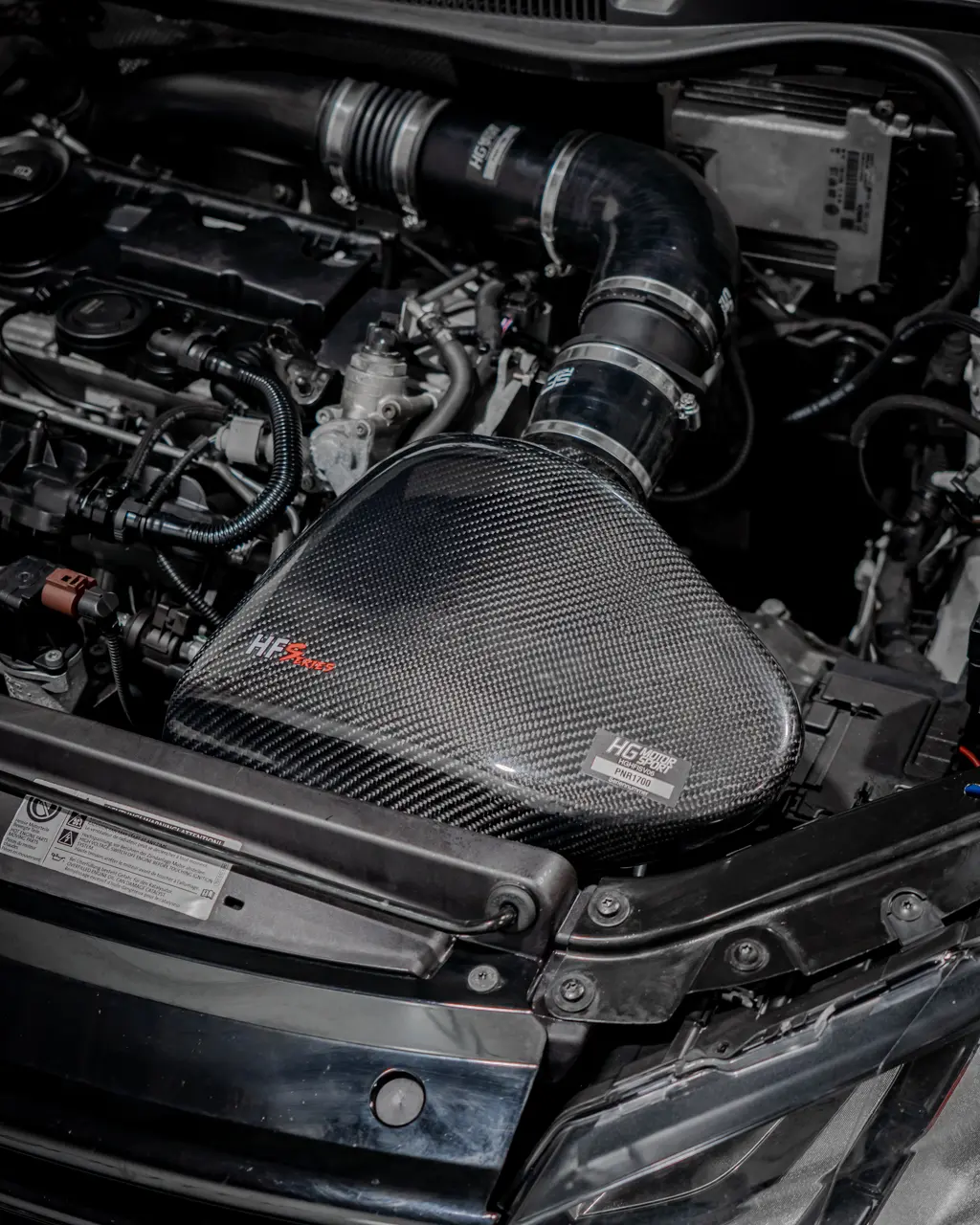 HFI Carbon Air Intake Kit Polo 6R WRC 2.0 TSI 220PS