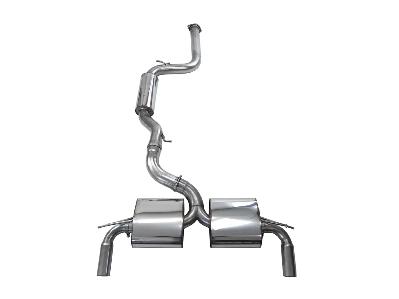Bull-X ECE Abgasanlage 3" Y-Style Volvo S40/V50 T5 FWD 220/230PS
