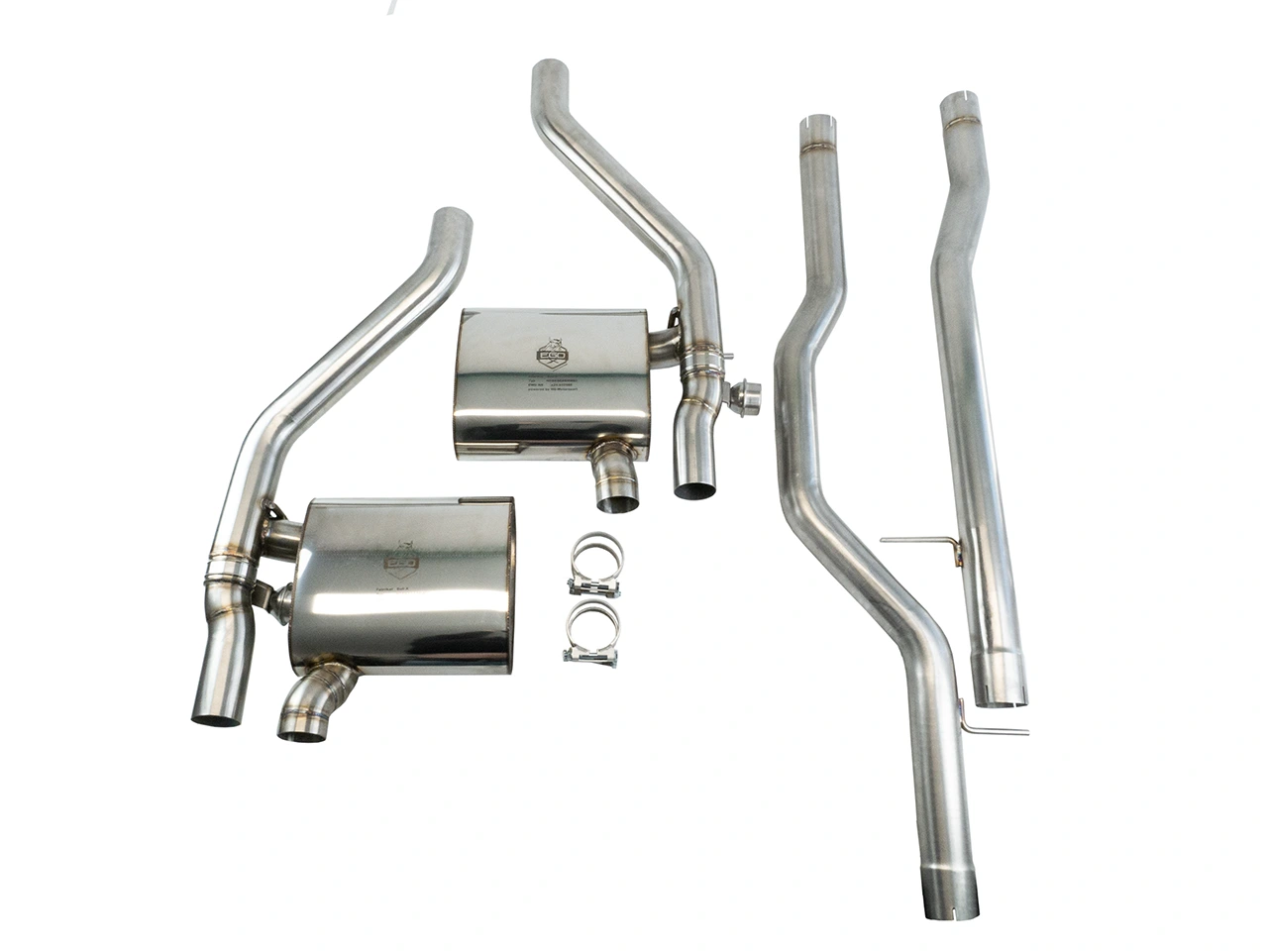 EGO-X Abgasanlage 2,75" BMW M3 F80, M4 F82 inkl. Competition 431/450PS (mit ECE*)