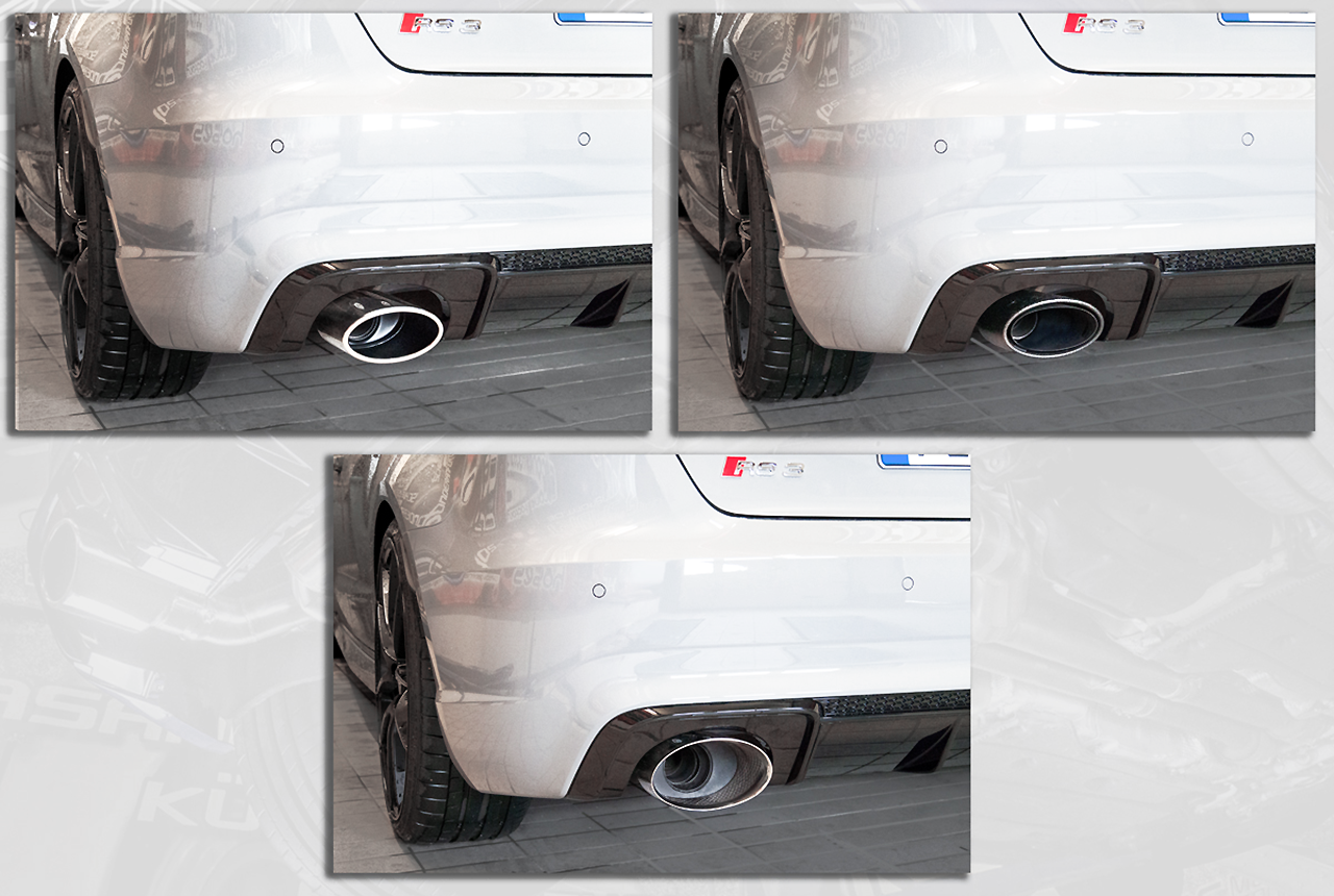 EGO-X Abgasanlage 3,5" Audi RS3 8V quattro 367PS (mit ECE*)