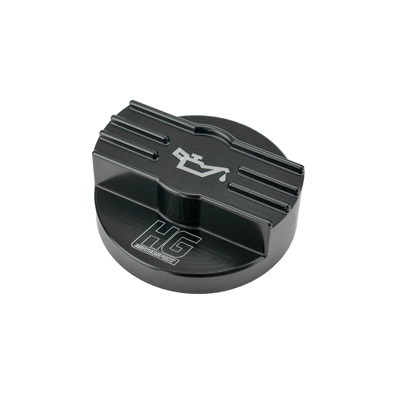 Öldeckel Cover schwarz HG-Motorsport Logo MQB Plattform (z.B. Golf 7)