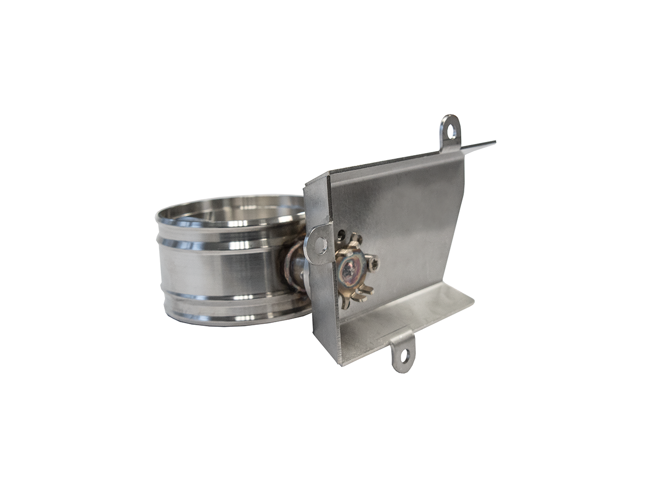 Elektronische Abgasklappe ungeschlitzt