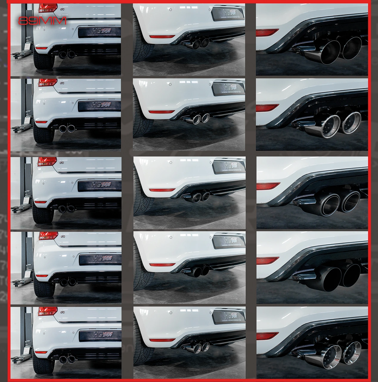 EGO-X Abgasanlage 2,75" Audi A1 8X, VW Polo 6R/6C inkl. GTI 1.4+1.8 T(F)SI (mit ECE*)