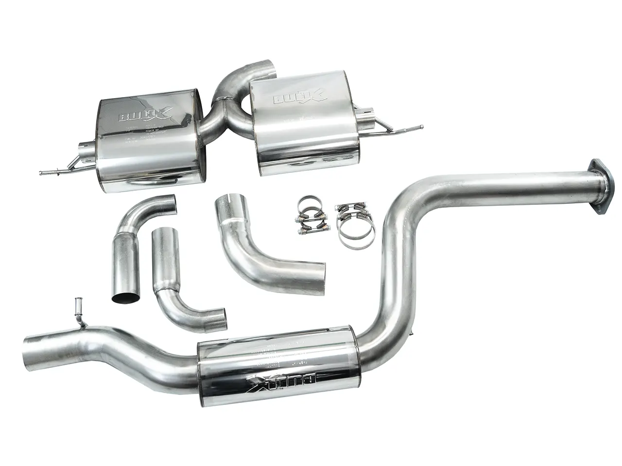 Bull-X ECE Abgasanlage 3" Y-Style Volvo S40/V50 T5 FWD 220/230PS