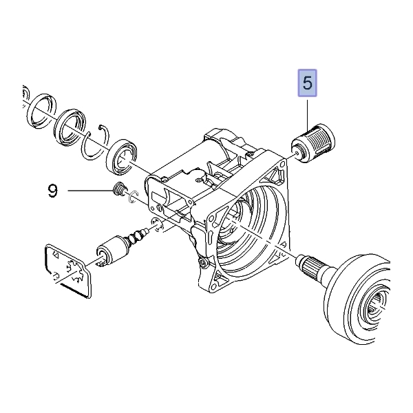 Opel Haldex 4 Allrad-Getriebe Ölfilter Kit BAR-TEK®
