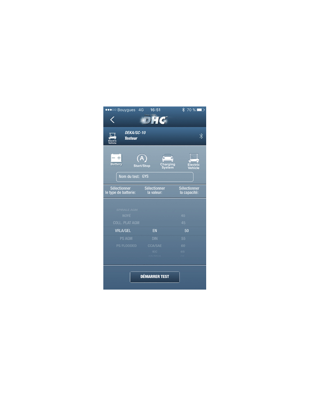 Batterietester Bluetooth BTW 300 DHC