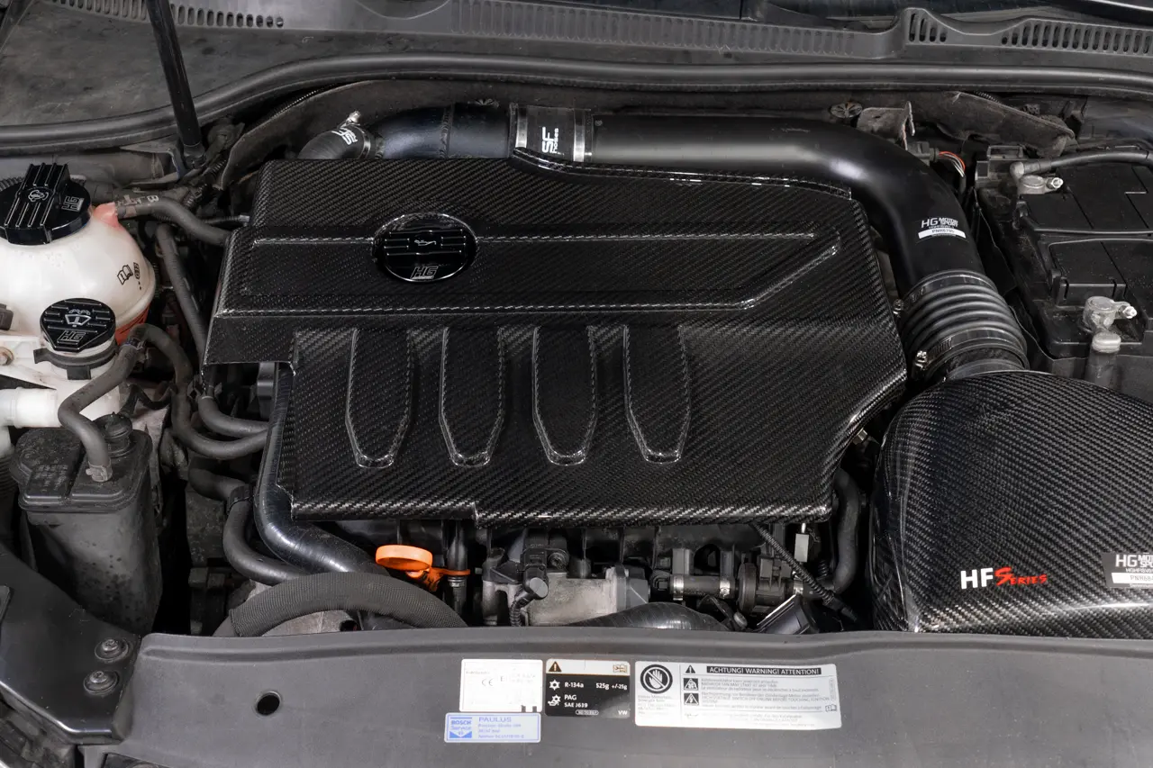 Carbon Motorabdeckung TTS-Style HFI Intake EA113 2.0 T(F)SI (Golf 5/6 etc.)