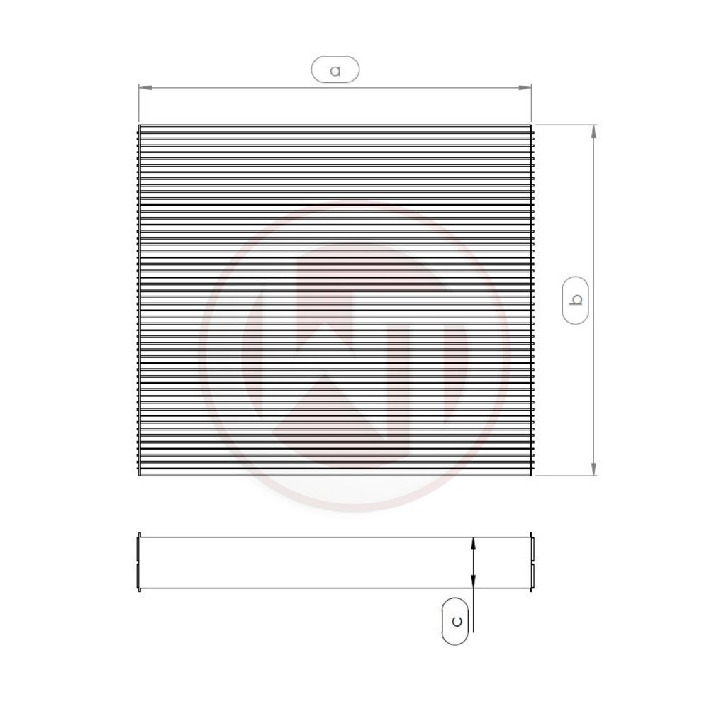 Radiator Netz 264x240x96