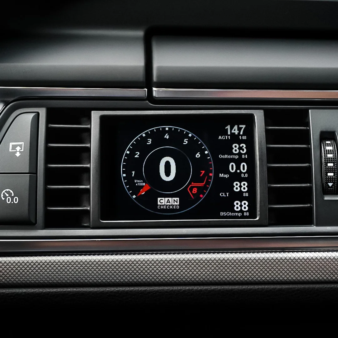 CANchecked Display MFD28 Gen2 für VW Golf MK4 FL R32/ Bora