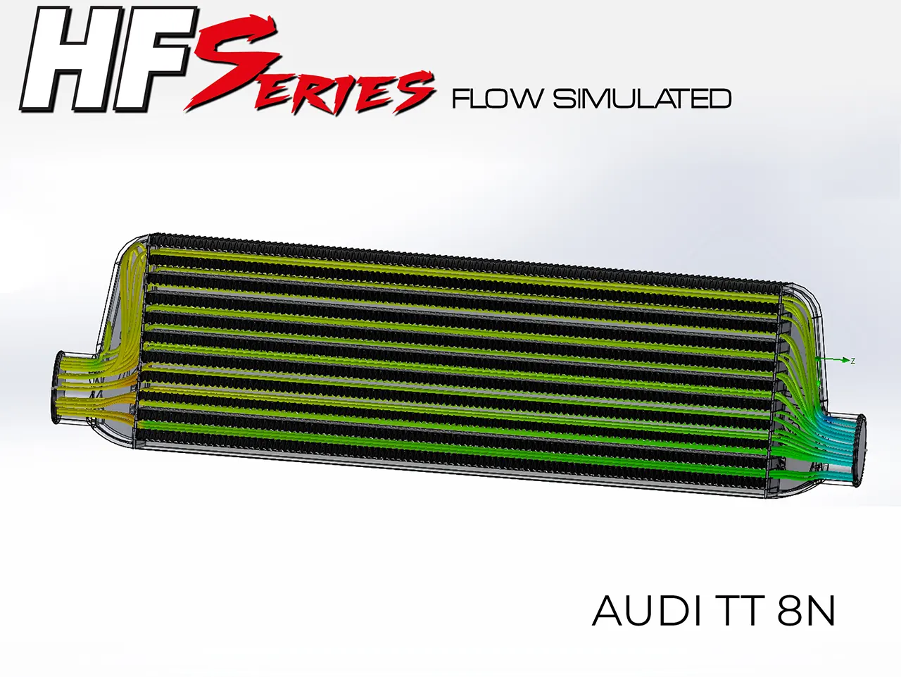 HF-Series Ladeluftkühler Kit Audi TT 8N 1.8T 150/180PS